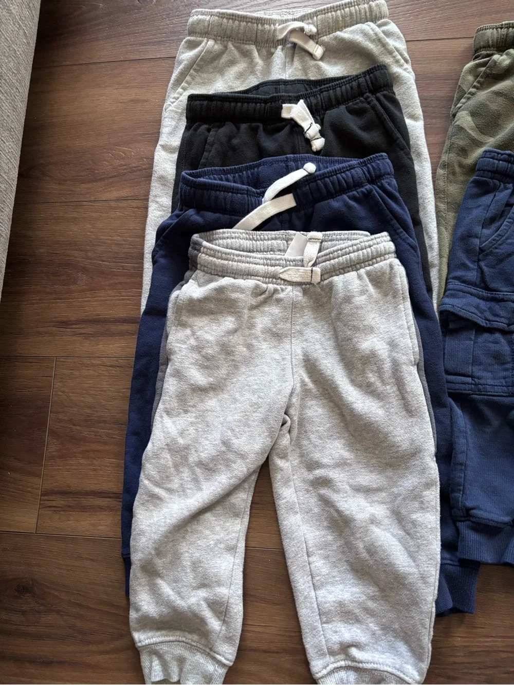 Carter’s 12-18 months boy’s Jogger Pants Pack - Gray, Navy, Black, Green Camo